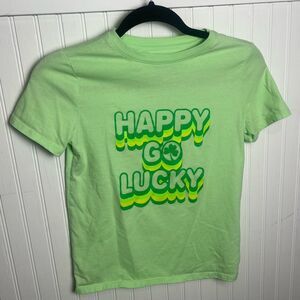 Cat & Jack girls st. Patrick’s day tee BIN3